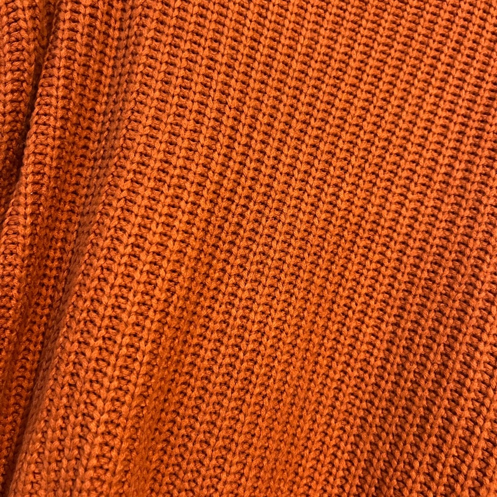 Rust Textured Knit Sweater - Picture 2 of 3